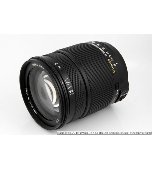 Sigma 18-250mm F/3.5-6.3 For Canon